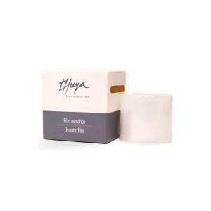 Thuya Osmotic Film roll in dispenser box, designed for professional brow and lash treatments to enhance product absorption and processing.