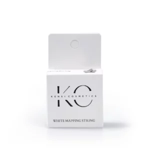 Kensi Cosmetics White Mapping String in compact box dispenser, ideal for precise brow pre-drawing and symmetrical eyebrow shaping