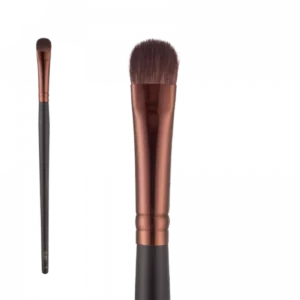 ÉLAN Professional Brush Blackwood No.5 with dense, rounded bristles and a copper ferrule, perfect for soft blending and tint diffusion.