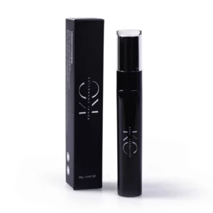 Kensi Cosmetics Brow Gel in sleek black 12g bottle with matching box, designed for defining and setting brows with a long-lasting hold