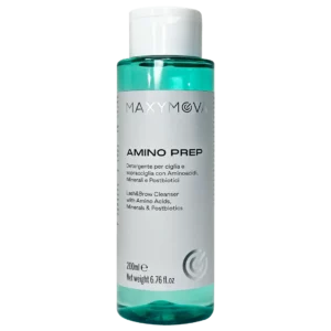 Maxymova Amino Prep Pre-Treatment Lotion 200ml lash and brow cleanser with amino acids, minerals and postbiotics for professional lamination prep